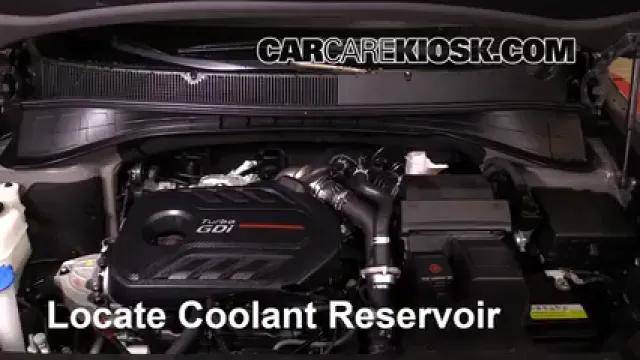2017 Kia Sorento EX 2.0L 4 Cyl. Turbo Antigel (Liquide de Refroidissement) Réparer les Fuites